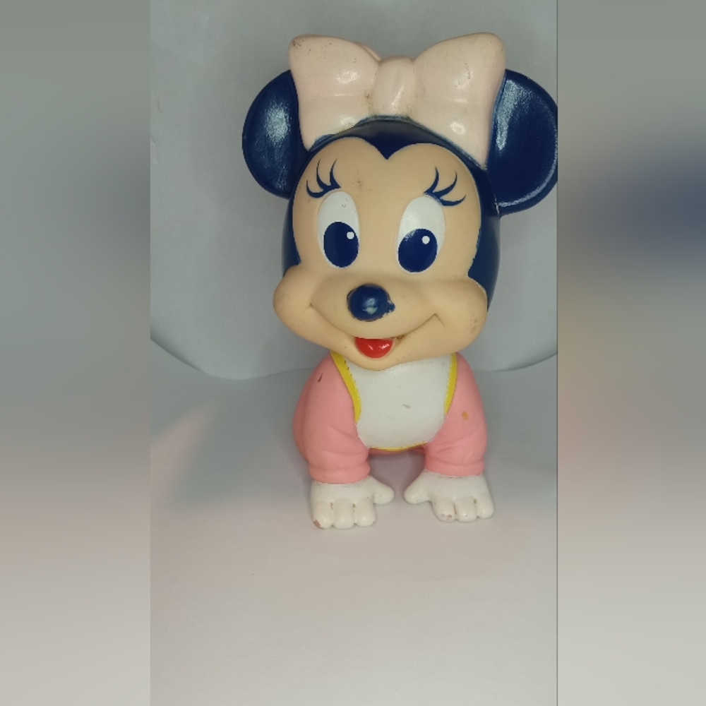 1984 baby mini mouse squeaky toy